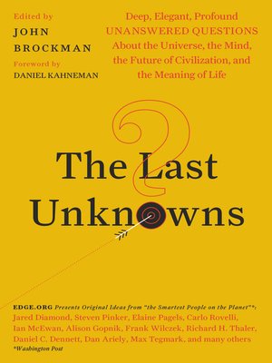 cover image of The Last Unknowns